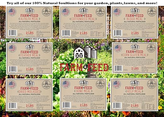 | Natural Garden Feather Meal Fertilizer | Granular Mix | 2 Pounds
