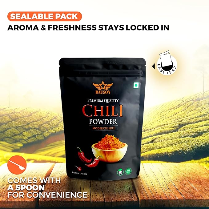 Chili Powder – 100% Pure & Natural | Finely Ground Chili | No Additives or Fillers | Aromatic, Earthy Flavor for Cooking | 25g Sample Available | Kitchen Essential for Global Cuisine