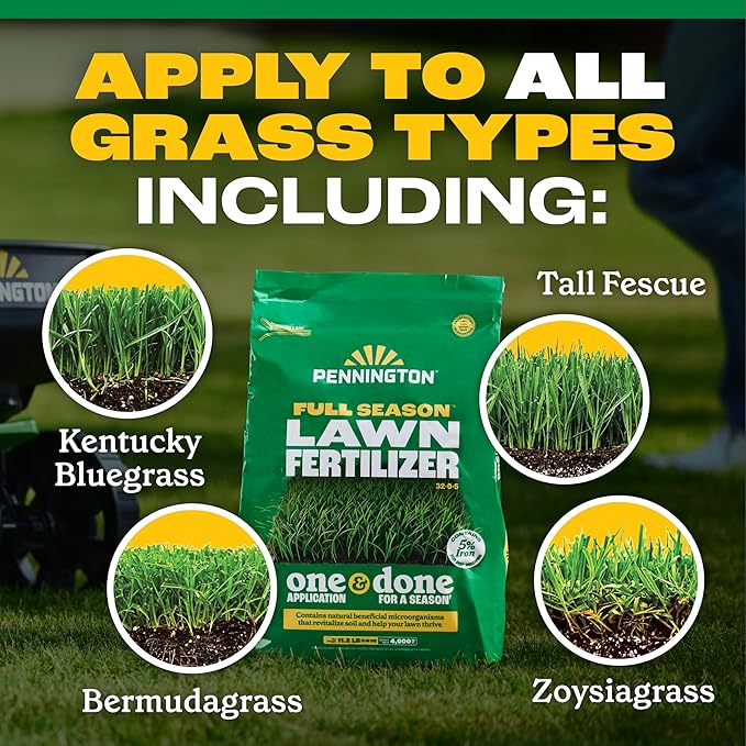Pennington Full Season Lawn Fertilizer 32-0-5 4M 11.2lb