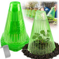 Pack 20 Garden Cloches for Plants, Reusable Bell Plant Cover with Metal Stakes, Plant Protection Cloches for Potted Plants/Seedlings,Protect Plants from Sun,Birds, Frost
