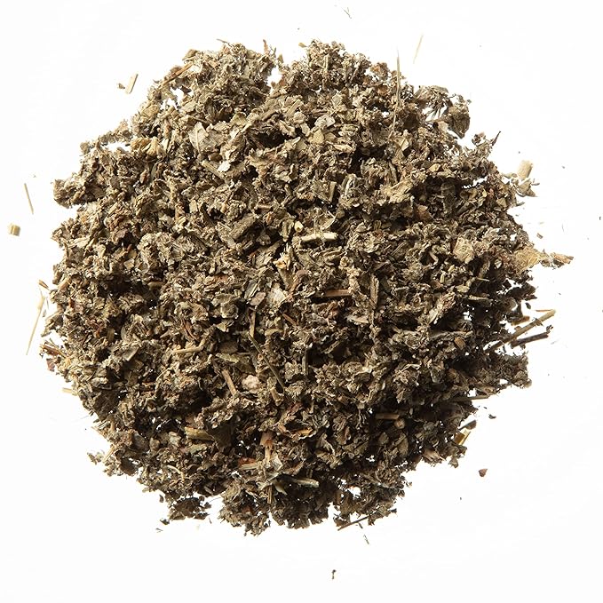 Monterey Bay Herb Co., Certified Organic Raspberry Leaf Cut & Sifted, 100% Natural, Kosher Berries (Rubus idaeus), Perfect for Organic Raspberry Leaf Tea & Herbal Remedies, 1 lb