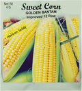 Set of 50 Sweet Corn Golden Bantam Vegetable Seed Packs - 100% GMO Free - Heirloom - Black Duck Brand (50, Sweet Corn- Golden Bantam)
