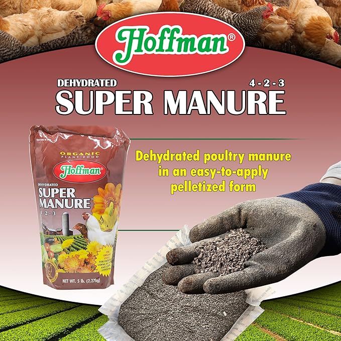 Hoffman 20505 Dehydrated Super Manure 4-2-3, 5 Pounds