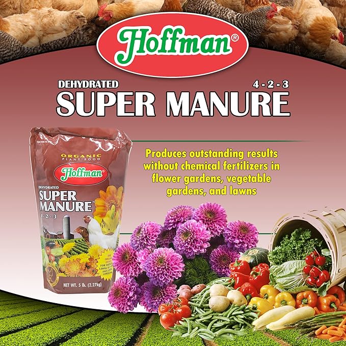Hoffman 20505 Dehydrated Super Manure 4-2-3, 5 Pounds