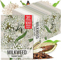 Seed Needs Milkweed Seeds for Planting White Asclepias incarnata - Heirloom & Open Pollinated Wildflower Seed to Plant Perennial Flowers in a Butterfly Garden (20 Packs)