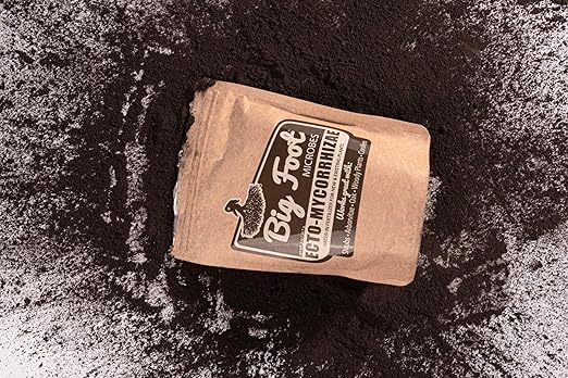 Big Foot Ecto Mycorrhizae Water Soluble Powder for Woody Plants - Shrubs, Arborvitae, Oak, Conifers, Christmas Trees - 2 Ounces