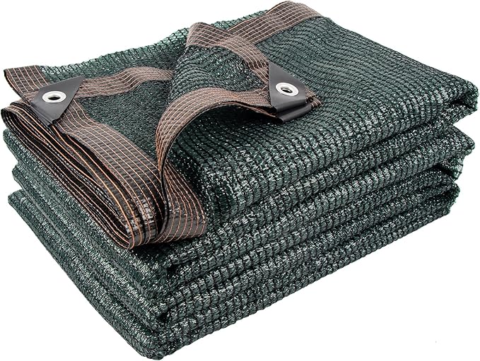 Xlimin 40% 20 X 30 FT Green Shade Cloth, Outdoor Woven Sun Shade with Grommets, Durable Breathable Netting Shading Antifreezing for Patio, Garden, DIY Home, Plants Cover, Greenhouse, Dog Kennel