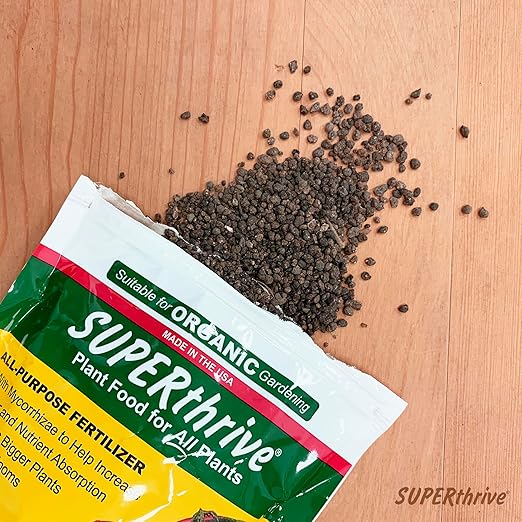 SUPERthrive Plant Vitamin Solution 4 oz. + Organic 4-4-4 All-Purpose Fertilizer Set, 2 Pack