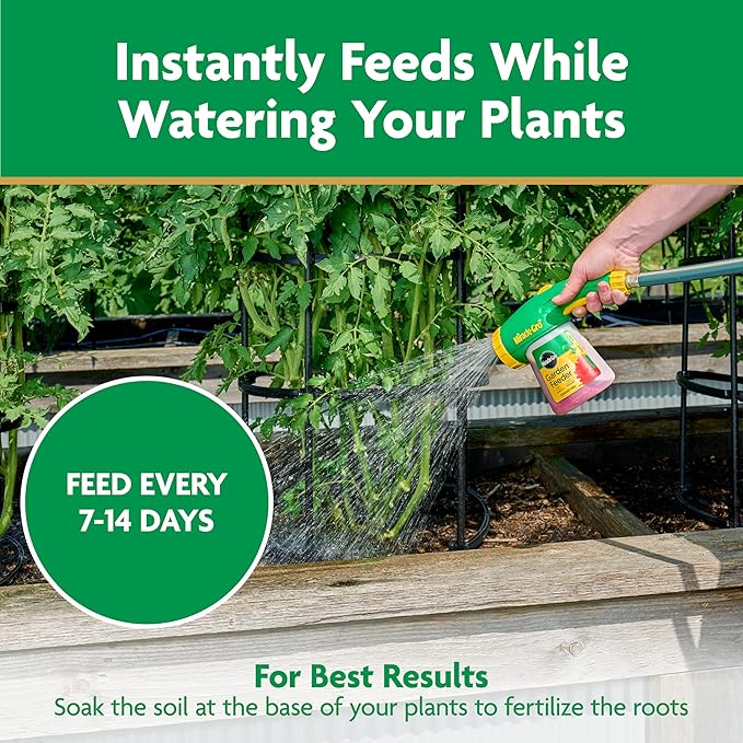 Miracle-Gro Water-Soluble Plant Food for Vegetables & Herbs - Garden Fertilizer for Tomatoes Squash Peppers Cucumbers - Boosts Yield - Abundant Harvest, 2 lbs.
