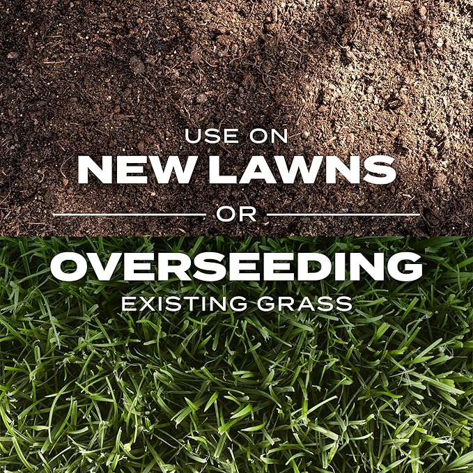 Scotts Turf Builder Rapid Grass Sun and Shade Mix, Combination Seed and Fertilizer, Grows Green Grass in Just Weeks, 2.4 lb.