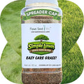 Flawn Seed Kits Simple Lawn Mow Less Fine Fescue Grass Seed, 2 Lbs, Low Maintenance Lawn, Shake to Spread, Covers up to 1000 SqFt