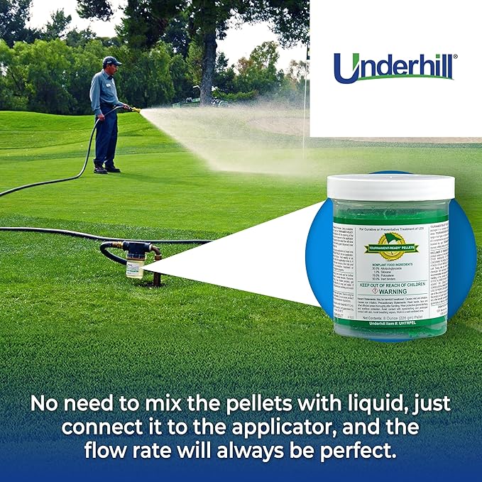 Underhill UHTRPEL Tournament-Ready Wetting Agent Pellets Soil Surfactant for Lawn, Garden, Turf Grass, Golf Greens, 1 Tablet