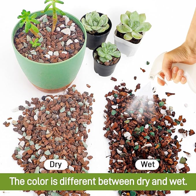 10 Quart Bonsai Soil Mix Lava, bark, Volcanic Rock, Green Zeolite and Perlite,Natural Organic Mix for Potted Plants