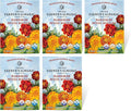 The Old Farmer's Almanac Petite Mixture Marigold Seeds - Premium Non-GMO, Open Pollinated, USA Origin (5 Packets, 5 Grams, Approx 1000 Seeds)