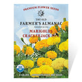 The Old Farmer's Almanac Marigold Seeds (Crackerjack Mix) - Approx 400 Flower Seeds - Premium Non-GMO, Open Pollinated