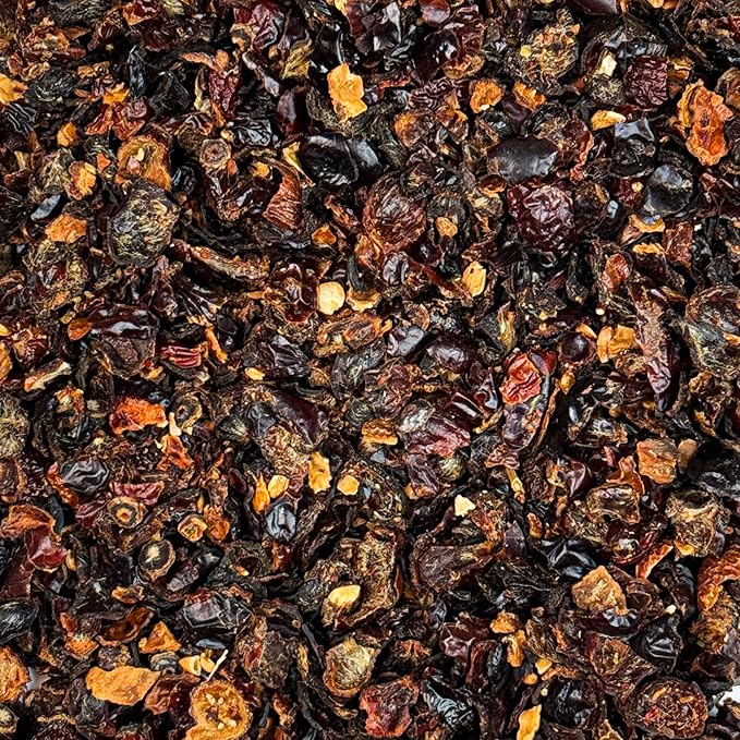 Rose Hips Tea - 1 LB (16 oz) | Real Wild Harvest | 100% USDA Certified Organic | Cut and Sifted Albanian Rose Hips Shells | Aroma-Rich Seedless Rosehip (rosa canina fructus) | By U.S. Wellness Naturals