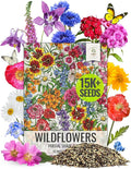 Seed Needs Partial Shade Wildflower Seed Mix for Planting | 1 Ounce 14+ Varieties Open Pollinated Annual & Perennial Species | Flower Seeds Shade Tolerant | Bulk