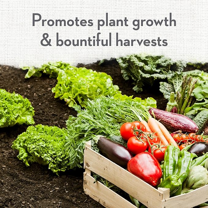 Whitney Farms Organic & Natural Tomato & Vegetable Food 7-6-9 - Fertilizer for In-Ground or Container Gardens - 4 lb.