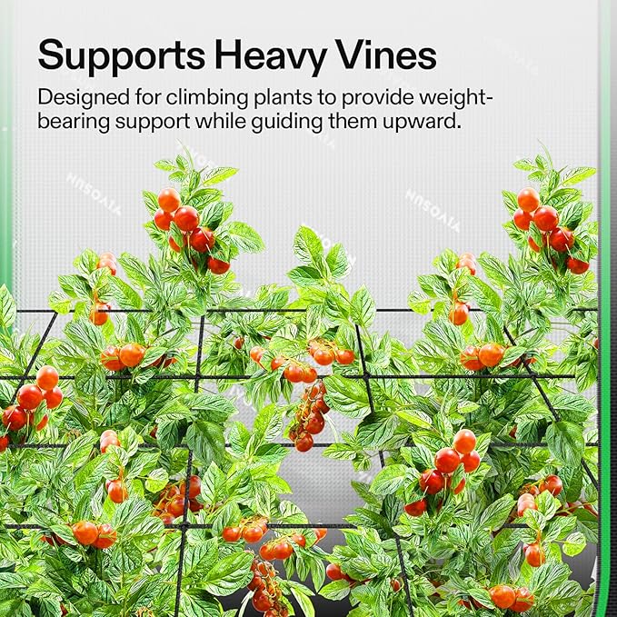 VIVOSUN 2 x 2Ft. Elastic Trellis Netting with 4 Hooks for Climbing Plants, Vegetables, Fruits, and Flowers, 1-Pack