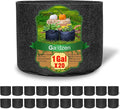 Gardzen 20-Pack 1 Gallon Nonwoven Grow Bags, Aeration Fabric Pots