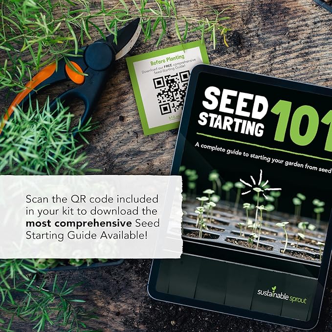 Lettuce Seeds for Planting: 9 Salad Greens Seed Packets, Hydroponics Heirloom Lettuce Bibb Romaine Kale Spinach Cabbage Swiss Chard Arugula Vegetables Variety Pack 100% Non-GMO by Sustainable Sprout