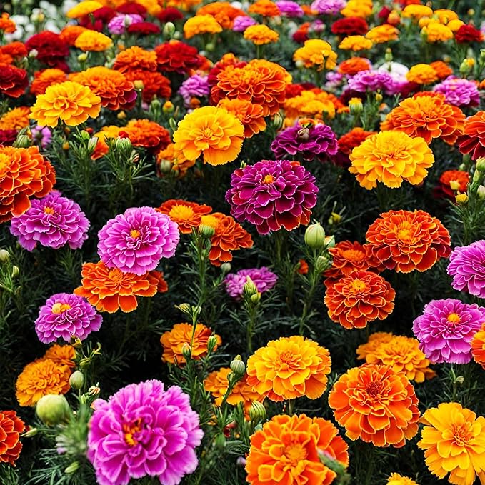 980+ Perennial Marigold Flower Plant Seed Outdoor-Attracts Bees&Butterflies Fragrant Butterfly