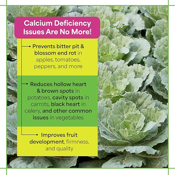 Grow More Maxi-Cal (10-0-0) - 16oz of USA-Made Calcium Nitrate Fertilizer - Provides Nitrogen & Liquid Calcium for Plants, Fruits, & Vegetables - Blossom End Rot & Root Rot Treatment