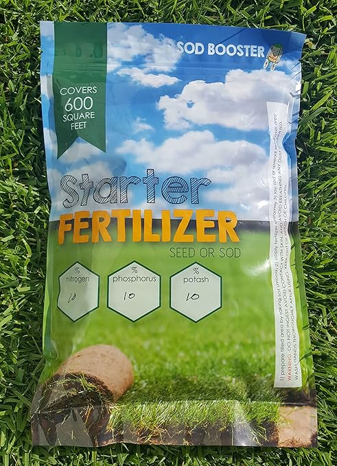 Sod Fertilizer - Covers 600 Square Feet