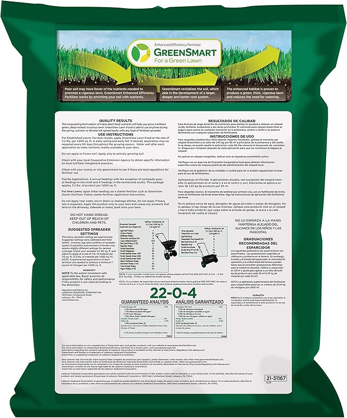 GreenView Lawn Food - 48 lb. Bag - Covers 15,000 sq. ft.
