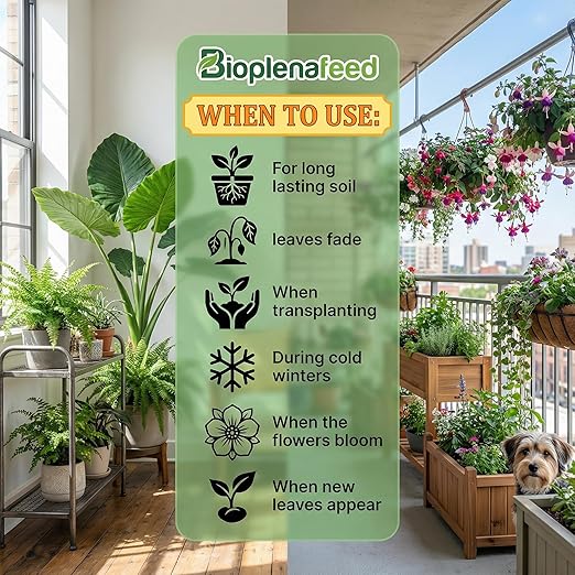 All-Purpose Liquid Plant Food Fertilizer (6-Pack) | Concentrated Nutrient Solution for Indoor & Outdoor Plants | Bloom Booster Nutrient Solution for Vibrant Growth & Strong Roots | Made in The USA