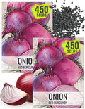Seed Needs Onion Seeds for Planting Red Burgundy Short Day Onions - Non-GMO Heirloom & Untreated Vegetable Seeds to Plant an Outdoor Home Grown Veggie Garden