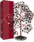 Crystal Trees for Home and Office Decoration, Blask Obsidian Chakra Healing Crystals Feng Shui Handmade Trees for Positive Energy, Money, Good Luck, Christmas Decor, Birthday Gifts for Women, Mom