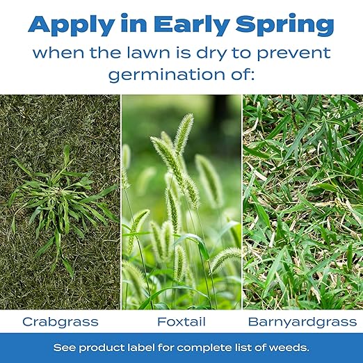 Scotts Halts Crabgrass & Grassy Weed Preventer - Pre-Emergent Weed Killer for Lawns, For Up To 5,000 sq. ft. of Lawn Care, 10.06 lb.