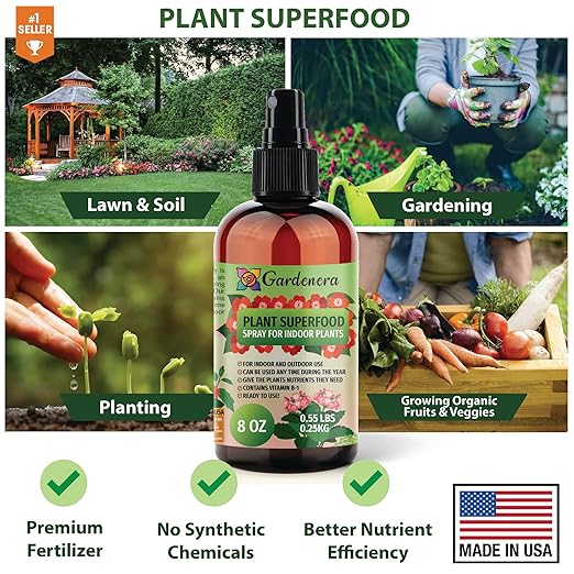 𝐁𝐄𝐒𝐓𝐒𝐄𝐋𝐋𝐄𝐑 Plant Superfood for AROID Plants with B1 Vitamin, Glucose and Essential Minerals - Organic Plant Food Fertilizer for Indoor & Outdoor AROID Plant Care - 8oz