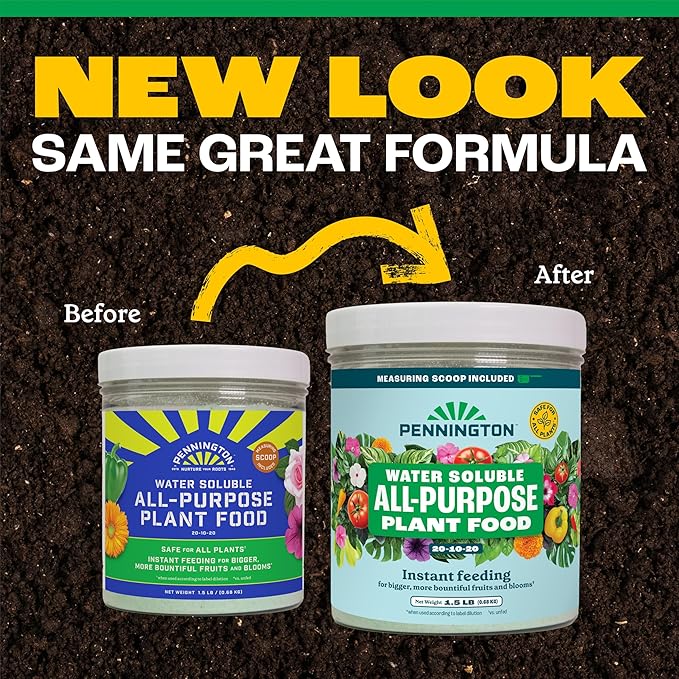 Pennington Water Soluble All Purpose Plant Food 20-10-20-1.5 lb