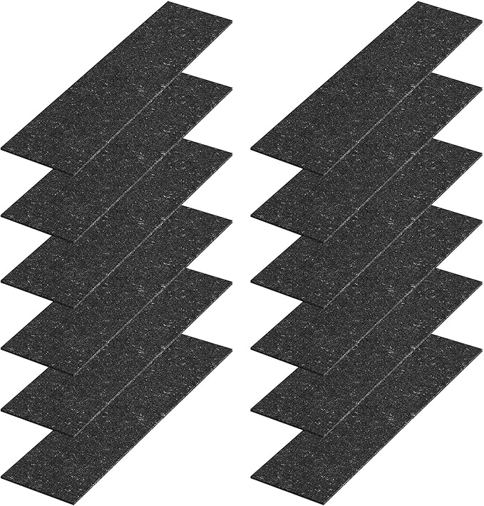 EBaokuup 12 Pcs 12-Cell Replacement Capillary Mats-18.5 x 3.5 Inches Self Watering Seed Starting Mat-Capillary Mats for Indoor Gardening Greenhouse Plant Seed Starting