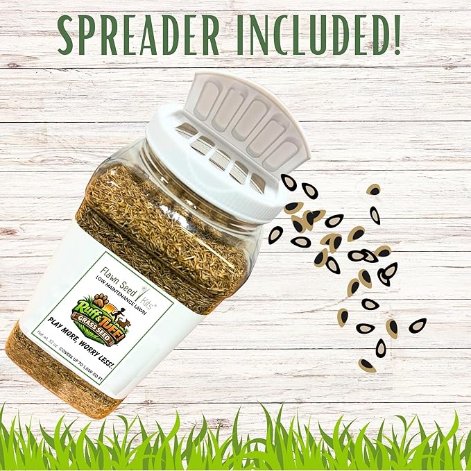 Ruff and Tuff Mow Less Fescue Grass Seed (Fescue Grass Seed, 1000 sq ft Shaker)