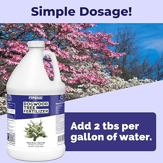Dogwood Tree Fertilizer – Liquid Plant Food for All Dogwood Varieties - Supports Vibrant Blooms, Stronger Roots & Healthy Growth, 1 Gallon