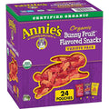 Annie's Organic Bunny Fruit Snacks, Gluten Free, Variety Pack, 24 Pouches