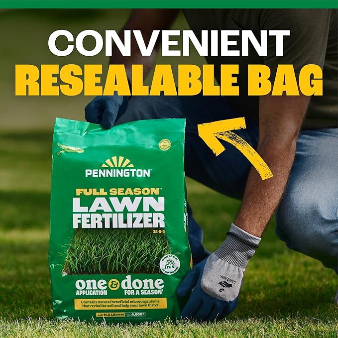 Pennington Full Season Lawn Fertilizer 32-0-5 4M 11.2lb