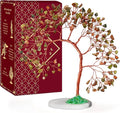 Unakite Healing Crystal Tree of Life for Home and Office Decor, Positive Energy, Wealth, Good Luck, Reiki Healing Crystals and Stones, Handmade Feng Shui Decoration, Birthday Gifts for Women, Mom