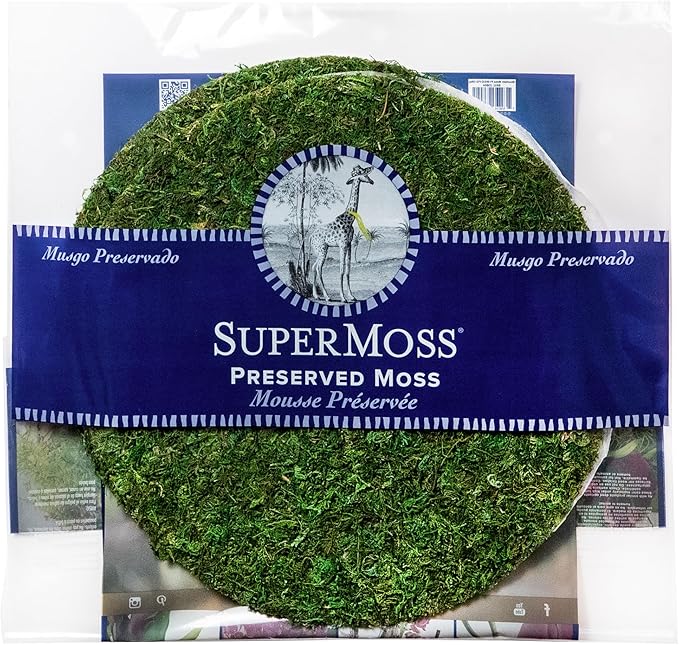 SuperMoss (26325) Moss Soil Toppers (Place Mats), Fresh Green, 16" (3 units)