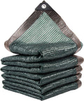 Xlimin 60% 20 X 30 FT Green Shade Cloth, Outdoor Woven Sun Shade with Grommets, Durable Breathable Netting Shading Antifreezing for Patio, Garden, DIY Home, Plants Cover, Greenhouse, Dog Kennel