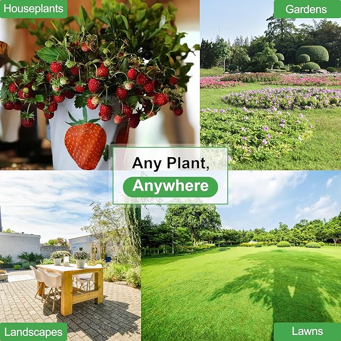 XSEINO 2.5LB Soil Moisture Crystals Water-Absorbing Hydrogel for Plants Solves Over and Under-Watering, Long-Lasting Water Retention to Keep Soil Moist Polymer Water Storage Crystals