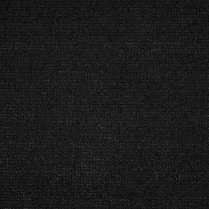 Amazon Basics Privacy Screen Fence for Outdoor Patios, Pools, Balconies, Weather-Resistant, 3 x 10 ft, Black, 1-Pack