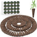 Growell 240 Pcs Hydroponic Pods Kit, 120 Pcs Grow Sponges with 120 Pcs Pod Labels Compatible with Aerogarden and Others Brand, Seed Pod Starter Kit for Hydroponics Growing System