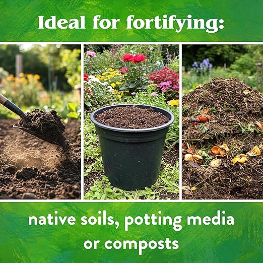 Down To Earth All Natural Fertilizers Organic Azomite Powder Trace Minerals - Essential Minerals for Improving Plant Growth 0-0-0.2, 5 lb
