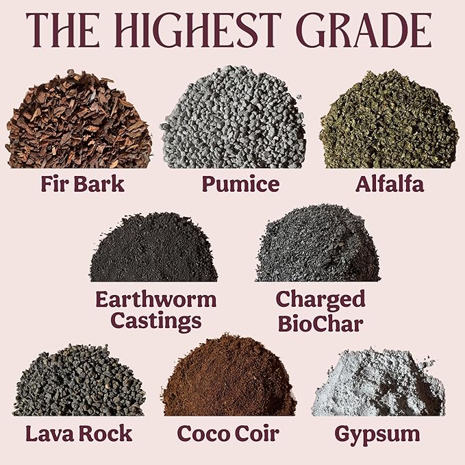 Craft Organic Houseplant Potting Mix, Elite House Plant Soil, Chunky, Well Draining Potting Soil for All Indoor Plants, Tropical Plants & Flowers, Sustainable & Peat Free, Less Prone to Gnats, 12QT