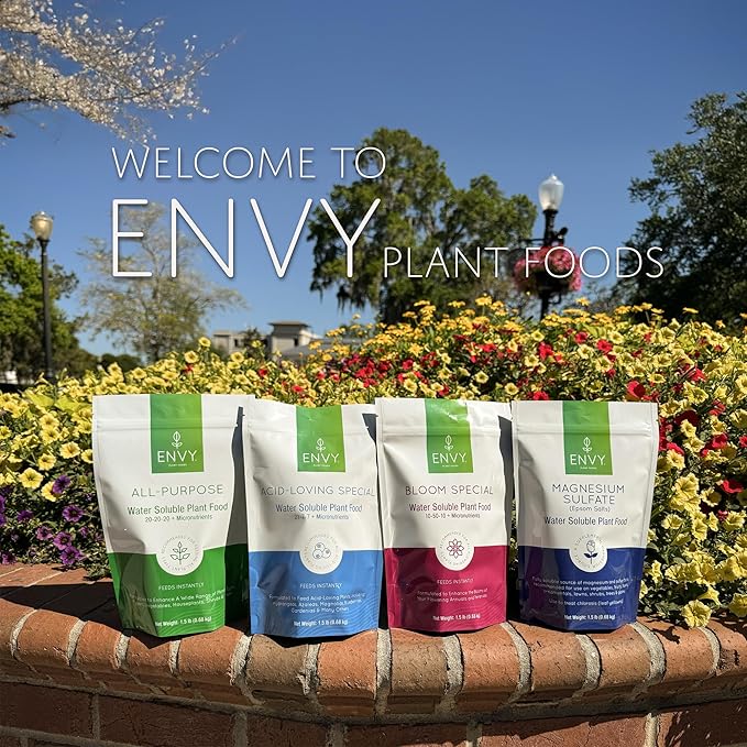 ENVY CalMag+ (4-0-0) Professional Grade Calcium, Magnesium and Iron Liquid Plant Food Supplement for Hydroponics & Soil (Gallon)