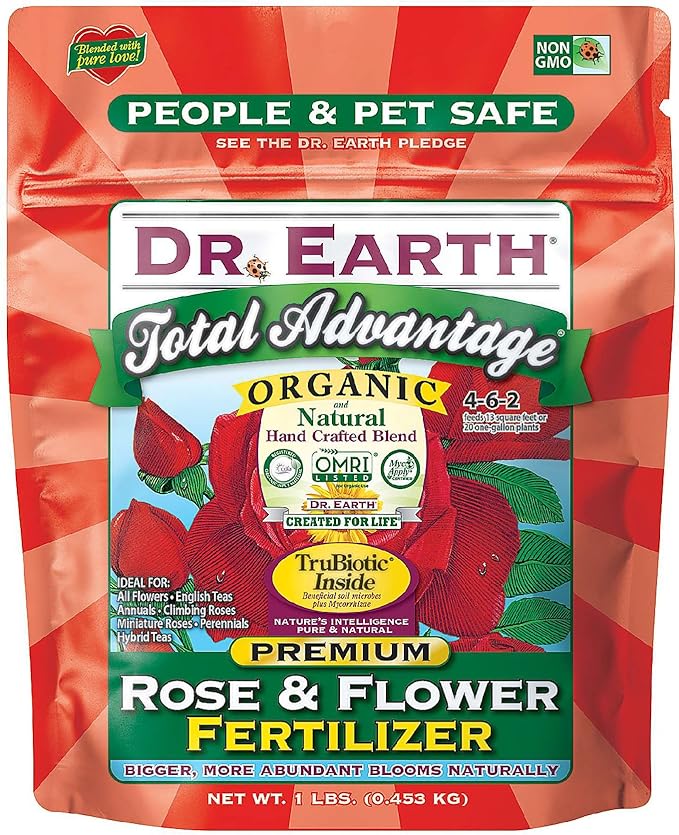 Dr. Earth Organic & Natural MINI Total Advantage Rose & Flower Fertilizer ( 1 lbs )